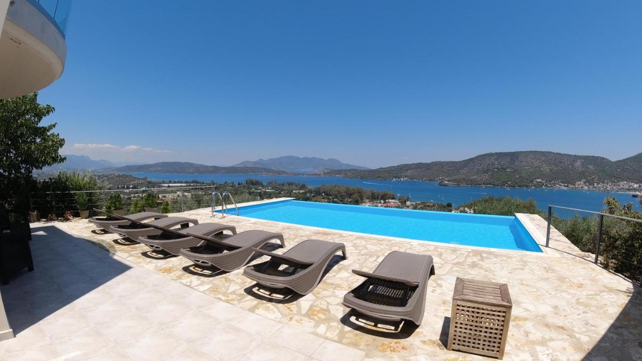 Saronic Topview Villa Galatás 外观 照片