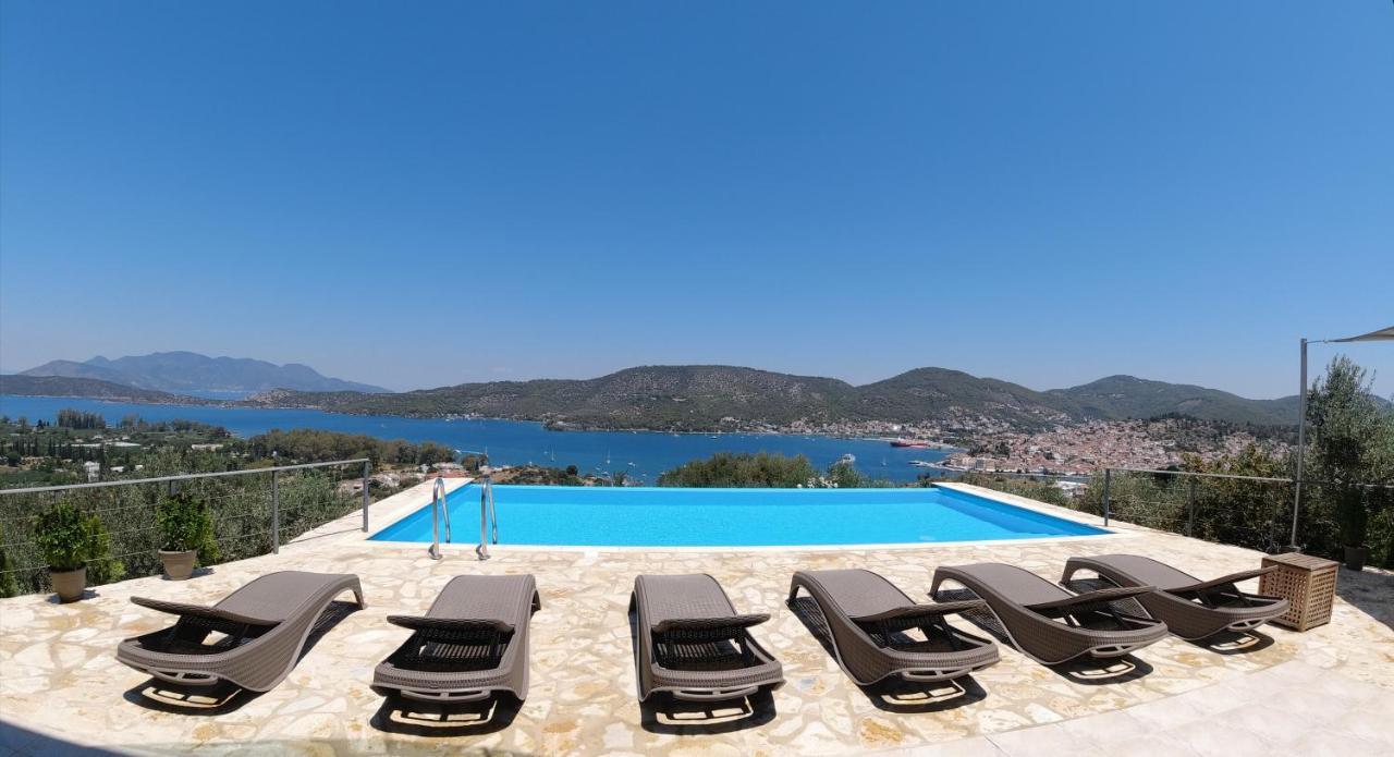 Saronic Topview Villa Galatás 外观 照片