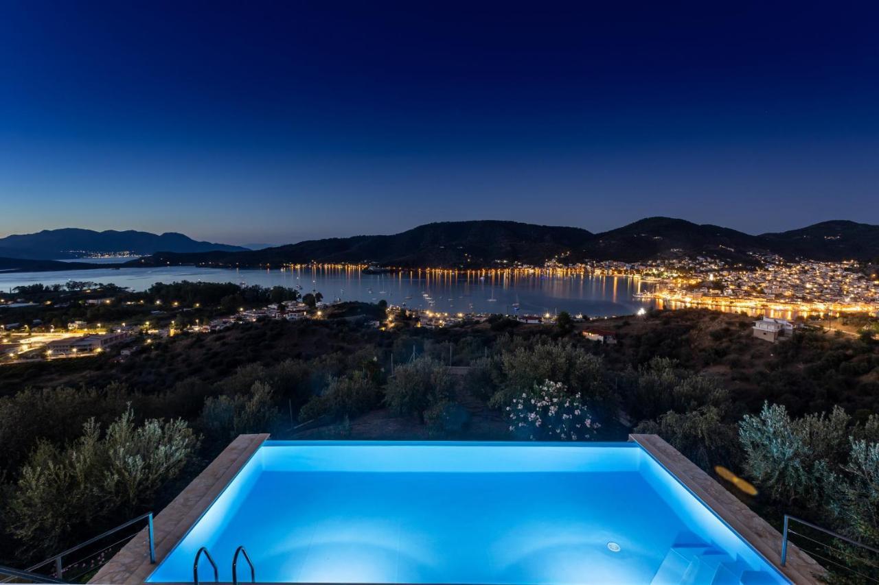 Saronic Topview Villa Galatás 外观 照片