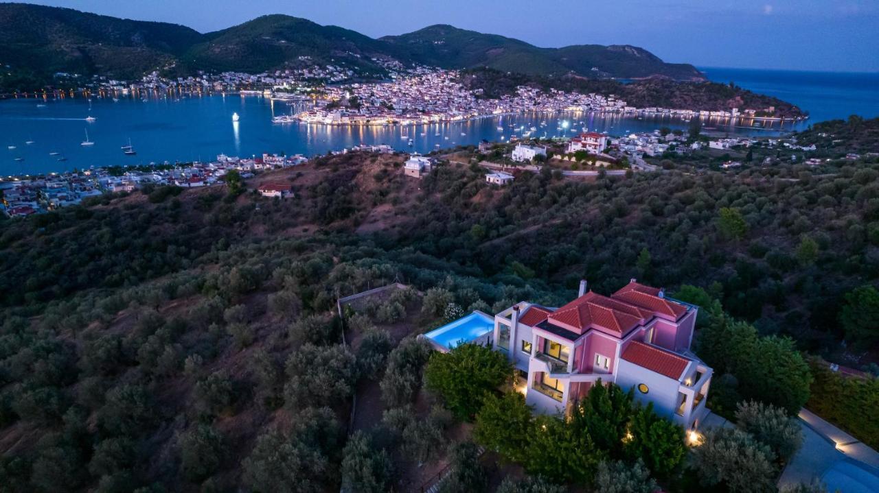Saronic Topview Villa Galatás 外观 照片